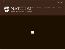 Tablet Screenshot of naturalwoodworks.com
